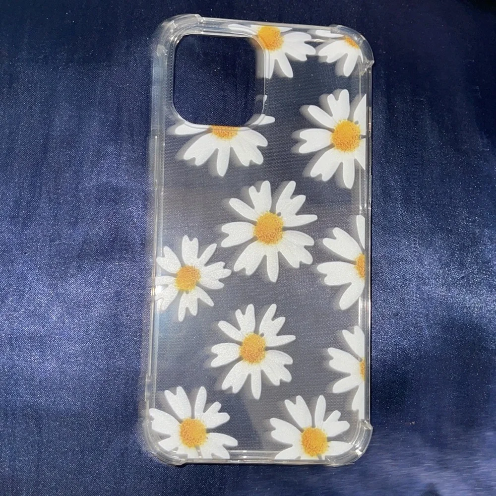 New clear daisy phone case - iPhone 12 Pro Max